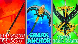 The BEST Swords From EVERY Sea In Bloxfruits [upl. by Yukio]