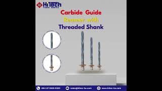 Carbide guide reamer with threaded shank [upl. by Yannodrahc]