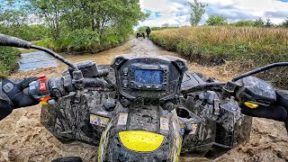 Riding The Hardest Trail In The Country On 1000cc Super Quads WOW [upl. by Manara]