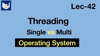 single threading and multithreading  operating systems [upl. by Tuckie428]