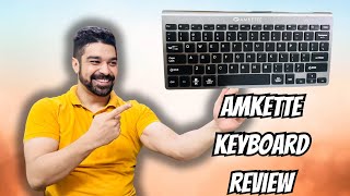 Amkette Keyboard Unboxing  Review  Budget Keyboard [upl. by Rehpinej]