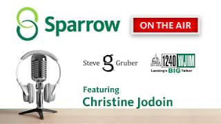 Sparrow On The Air  Christine Jodoin on the Steve Gruber Show [upl. by Eenaffit675]