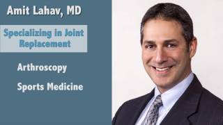 Amit Lahav MD Specializing in Joint Replacement [upl. by Elleinwad552]