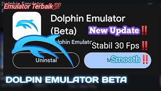 DOLPHIN EMULATOR BETA‼️New Update Stabil 30FpsMakin Lancar amp Fiks Shader [upl. by Nasah]