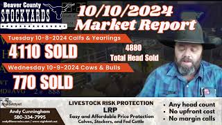 10102024 Cattle Market Report [upl. by Aidan139]