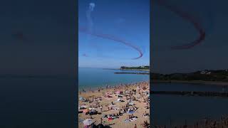 Démonstration de la Patrouille de France à SaintJeandeLuz [upl. by Ynnavoj]