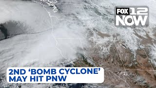 2nd ‘bomb cyclone’ is heading for the Pacific Northwest [upl. by Dreda674]