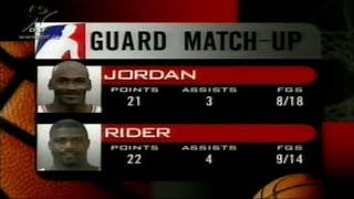 Chicago Bulls  Portland Trail Blazers  JORDAN vs RIDER  season 9798 DSF subtitles [upl. by Capriola]