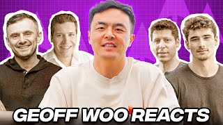 Geoff Woo reacts to Sam Altman Iman Gadhzi on VC AI SaaS and more [upl. by Yblok944]