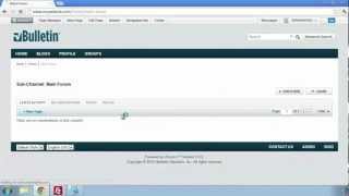 vBulletin 5 Connect How to Post a Link [upl. by Enirroc]
