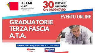 Scuola aggiornamento graduatorie terza fascia Ata requisiti e domanda [upl. by Goldston]