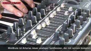 Arturia Minibrute Analog Synthesizer  Soundcheck im Music Store [upl. by Judenberg482]