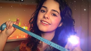 ASMR Inspecting amp Measuring your face 💖Light triggers Tracing Measuring Tape [upl. by Alisa535]