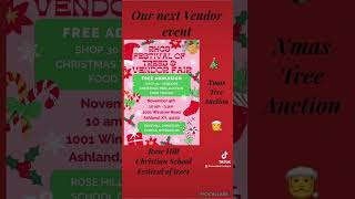 Rose Hill Christian School Festival of Trees Saturday Nov 9th [upl. by Ardehs]