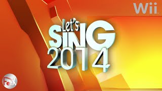 Letquots Sing 2014  Song List Wii [upl. by Tatianna]