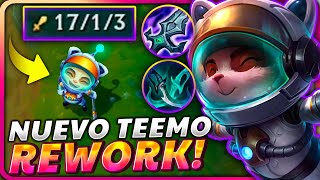 😱¡USO el NUEVO REWORK de TEEMO y LA BUILD MÁS ASQUEROSA de VELOCISTA que NO DEJA ESCAPAR A NADIE [upl. by Yenreit]