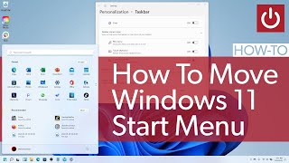 How To Move Windows 11’s Start Menu To The Left Corner [upl. by Nauqyaj983]