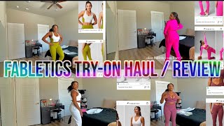 Fabletics Tryon Haul Review Not Sponsored [upl. by Warenne]