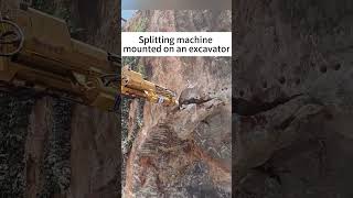 Integrated rock drill for rapid rock splitting [upl. by Nnyled]