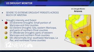 Arizonas drought expanded by NWS [upl. by Sirap181]