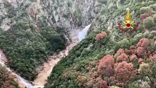 Maltempo disperso in Sardegna sorvoli dei Vigili del Fuoco [upl. by Filip]