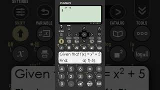 Calculating Values with Functions fx On A Casio fx991CW Classwiz [upl. by Broome]