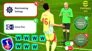 7 Tips Only 🔥 Pro Players Use To Win Every Online Match  eFootball 2024 Mobile [upl. by Sancha]