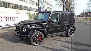 BRABUS 700 40 V8 Biturbo Widestar G63 AMG  Engine Start up Exhaust Sounds Accelerations [upl. by Knorring]