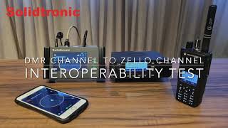 DMR Channel to Zello Channel Interoperability Test [upl. by Hayilaa956]