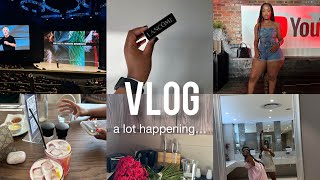 vlog  Having fun🍸 YOUTUBE Event ❤️‍🔥 Church💒  Maintenance 💅🏽  many more [upl. by Tosch]