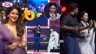 Satyam Rajesh amp Anchor Suma Hilarious Dance  MATKA Movie PreRelease Event  Telugu70mm [upl. by Aniloj359]