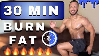 30 MINUTE INTENSE BURN FAT CARDIO WORKOUT NO EQUIPMENT [upl. by Novi932]