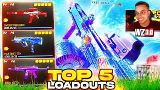 TOP 5 NEW META LOADOUTS in Warzone After Update Best Class Setups [upl. by Zaneski]