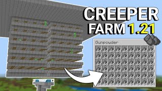 NEW 121 CREEPER FARM For Minecraft Bedrock McpeXboxPsNswindows10 [upl. by Vas]