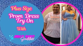 Prom Dress Try On  Plus Size [upl. by Atinrahc371]