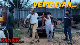 Vettaiyan Prank  Prankster rahul amp azar  comdey Videos [upl. by Aiynot273]