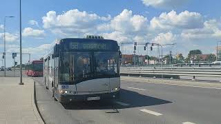 Vilniaus transportas 58 autobusas Stotis  Dzūkų g  Minsko Pl  Kalnėnai  Guriai  Grigaičiai [upl. by Mcclimans]