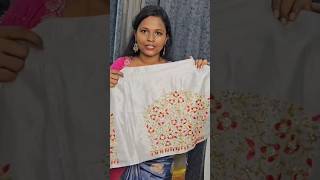 Readymade aari work 😍  Bharya Vlogs [upl. by Iolande]