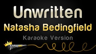 Natasha Bedingfield  Unwritten Karaoke Version [upl. by Killion659]