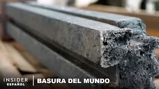 Cómo se hacen ladrillos con desechos plásticos  Basura del mundo  Insider Business [upl. by Katzman473]