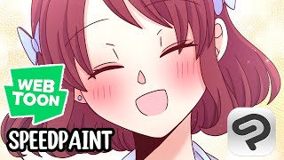 WEBTOON making  Doesnt count  Speedpaint  Tapas  Clip Studio Paint CSP [upl. by Aivax]