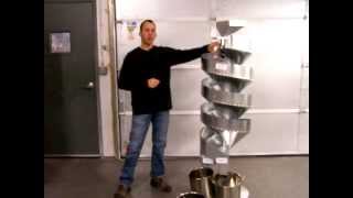 Demonstrating the Lab Spiral Separator [upl. by Broddie]