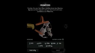 THE LONG DARK Crampons test [upl. by Eniamraj]