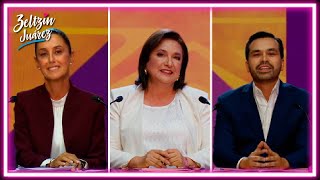 En vivo desde Estudios Churubusco 2ºDebate Presidencial  Claudia vs Xóchitl y Álvarez Maynez [upl. by Anem]