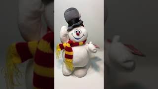 Hallmark Singing Dancing Frosty the Snowman Animated Singing Swirling Spinning Around Toy [upl. by Rodrigo962]