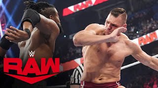 Gunther vs Kofi Kingston – Intercontinental Title Match Raw highlights Jan 29 2024 [upl. by Atinyl]