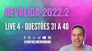 RESOLVENDO  REVALIDA 20222  LIVE 4 [upl. by Chapen]