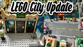 MOC LEGO City Update 7 Bank amp Building our Intercrossing Roads [upl. by Blase860]