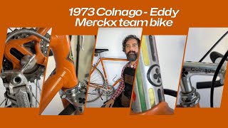 1973 Colnago  Eddy Merckx team bike [upl. by Nosna79]