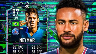 BETTER THAN THE GOLD 😍 87 FLASHBACK NEYMAR PLAYER REVIEW  FIFA 22 Ultimate Team [upl. by Dinnage]